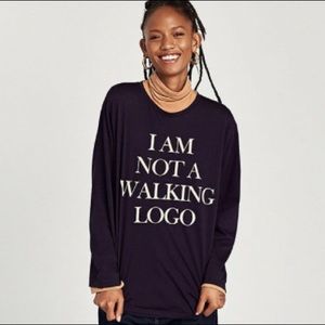NWT Zara GRAPHIC Tee